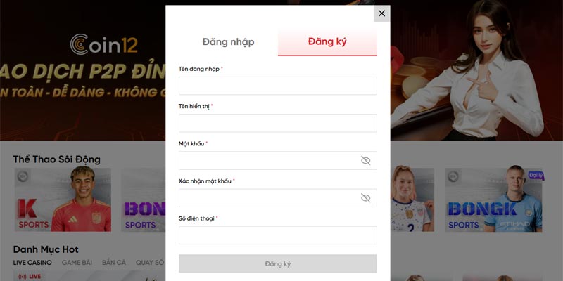 đăng ký tài khoản trên 388bet khá đơn